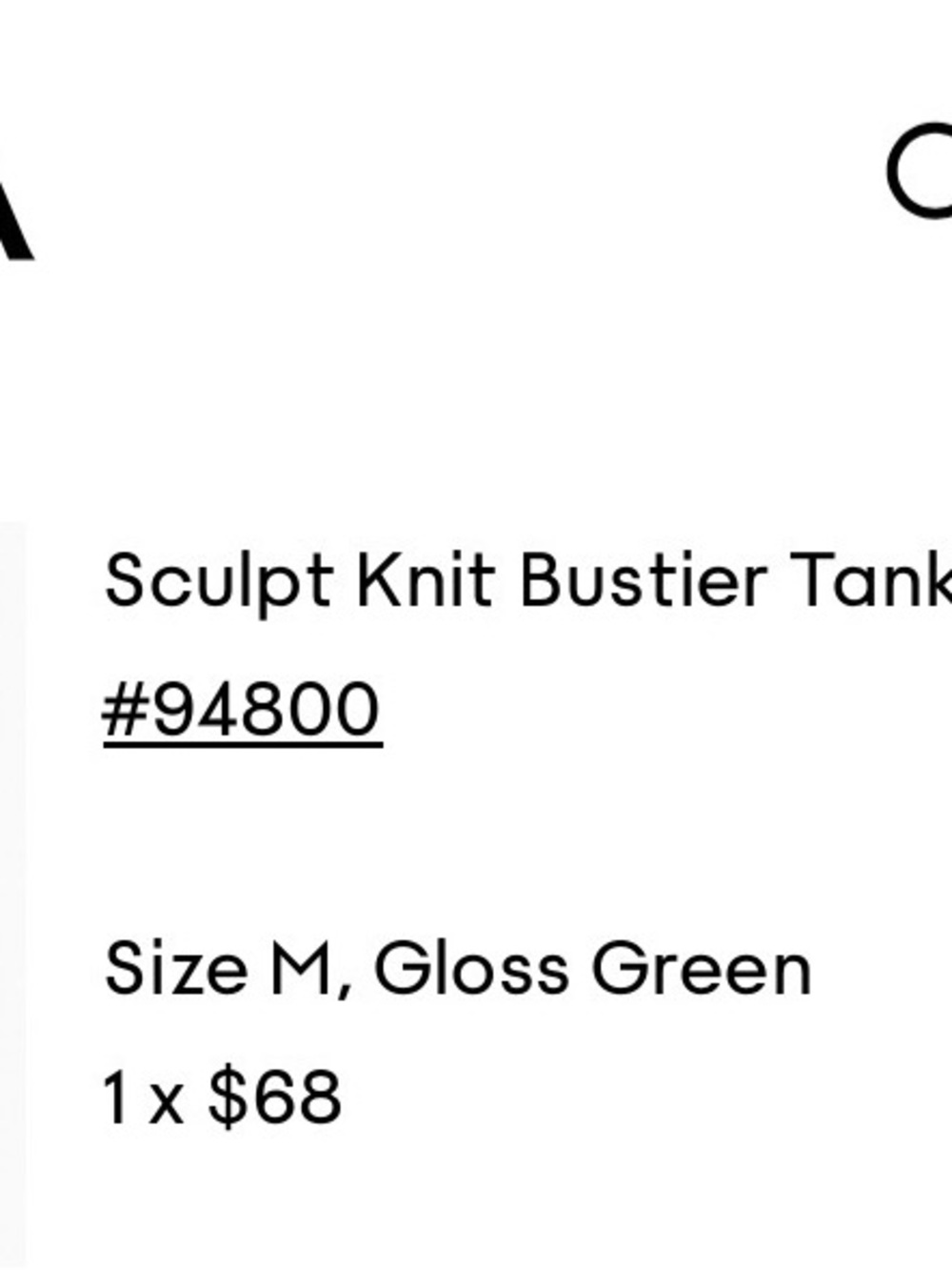 Babaton Sculpt Knit Bustier Tank - Picture 3 of 7